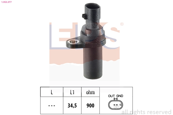 Sensor, crankshaft pulse
