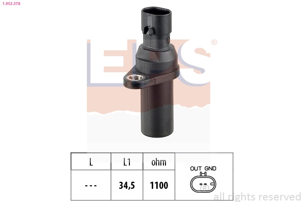 Sensor, crankshaft pulse