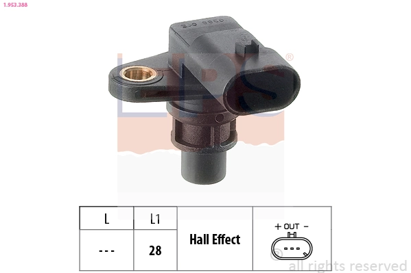 Sensor, engine speed