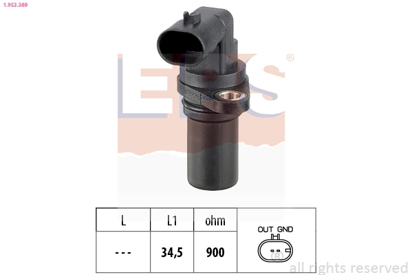 Sensor, crankshaft pulse