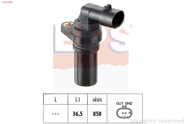 Sensor, crankshaft pulse