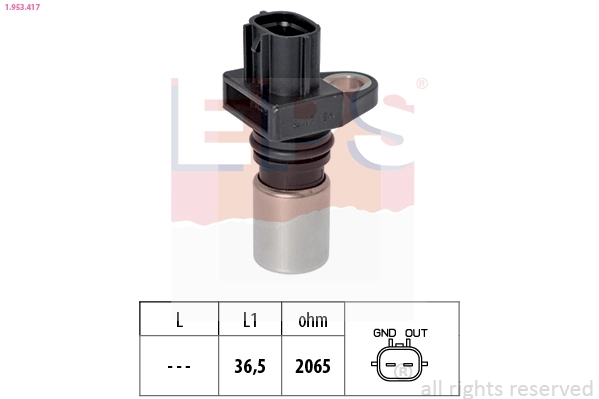Sensor, crankshaft pulse