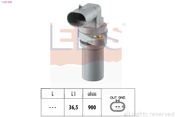 Sensor, crankshaft pulse