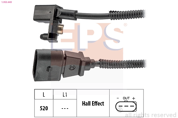 Sensor, crankshaft pulse
