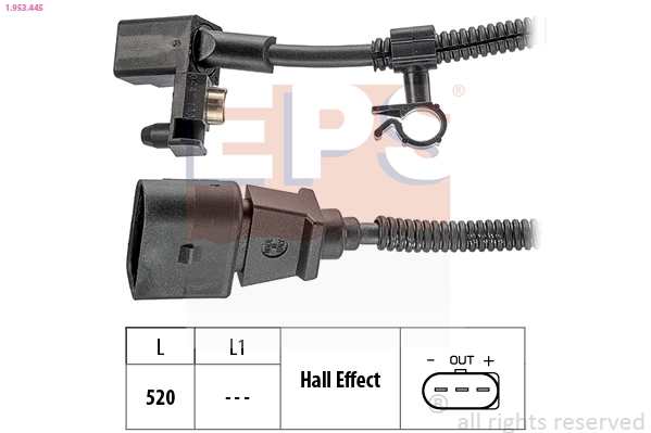 Sensor, crankshaft pulse