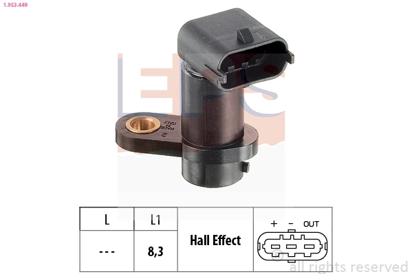 Sensor, engine speed
