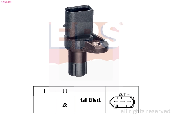 Sensor, crankshaft pulse