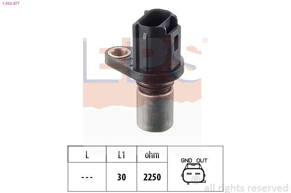 Sensor, engine speed