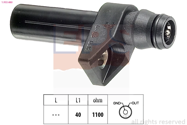 Sensor, crankshaft pulse