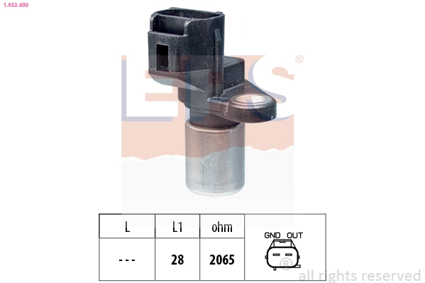 Sensor, crankshaft pulse
