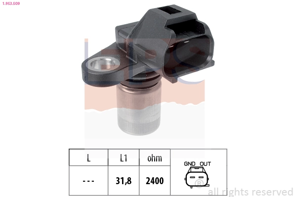 Sensor, crankshaft pulse