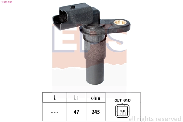 Sensor, crankshaft pulse