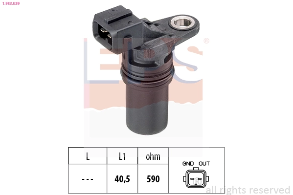 Sensor, engine speed