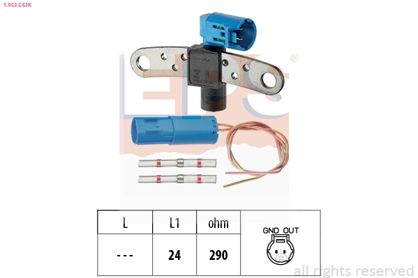 Sensor, crankshaft pulse