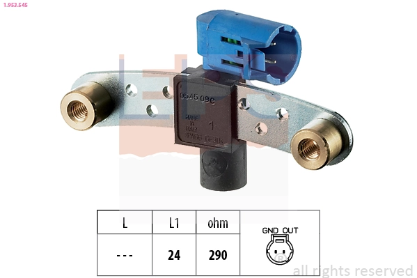 Sensor, crankshaft pulse