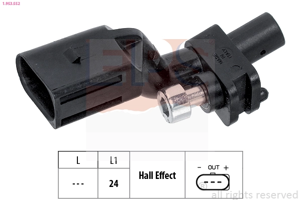 Sensor, crankshaft pulse