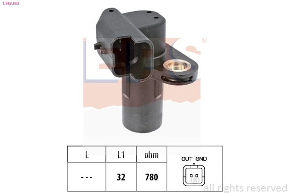 Sensor, crankshaft pulse