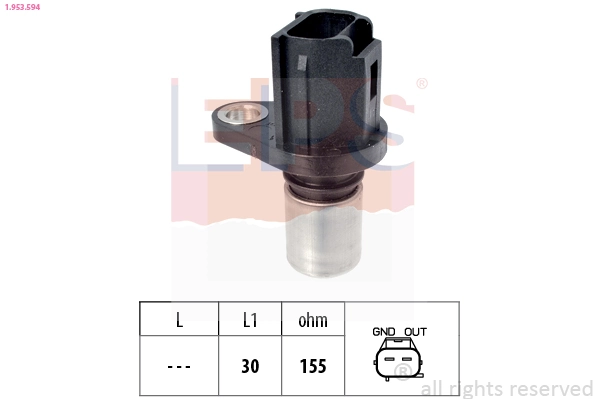 Sensor, crankshaft pulse