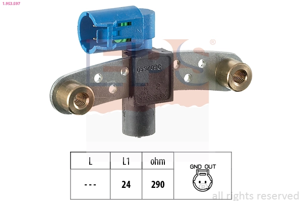 Sensor, engine speed