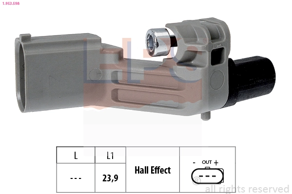 Sensor, crankshaft pulse