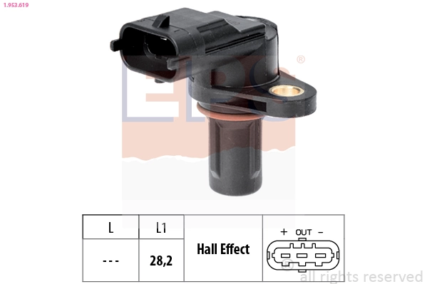 Sensor, engine speed