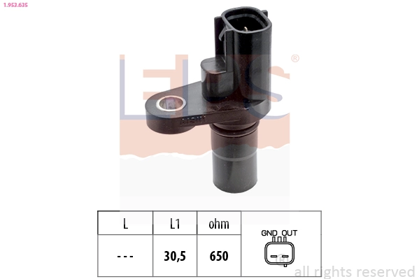 Sensor, engine speed