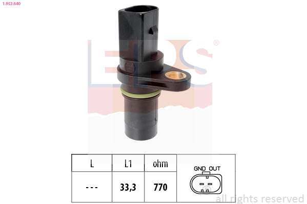 Sensor, crankshaft pulse
