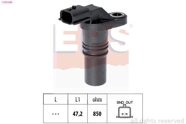Sensor, crankshaft pulse