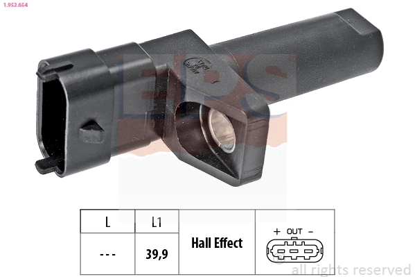 Sensor, crankshaft pulse