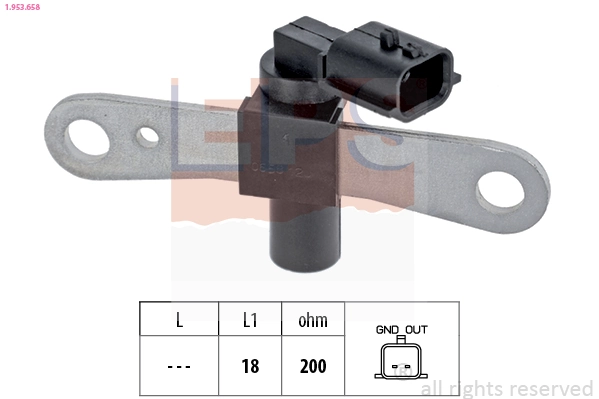 Sensor, crankshaft pulse