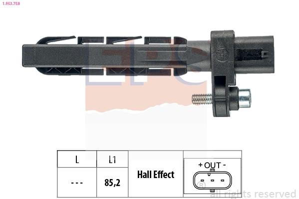Sensor, crankshaft pulse