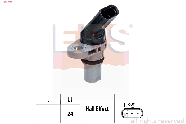Sensor, engine speed