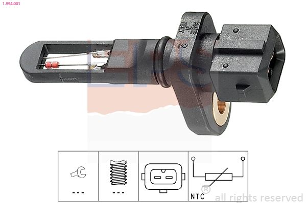 Sensor, intake air temperature