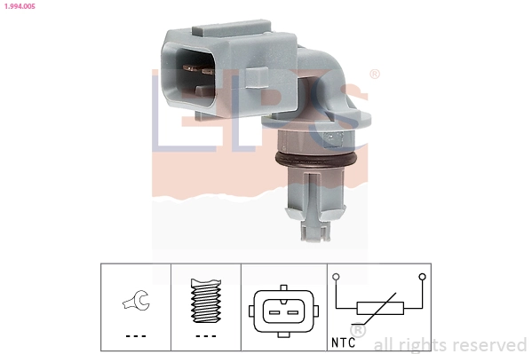 Sensor, exterior temperature