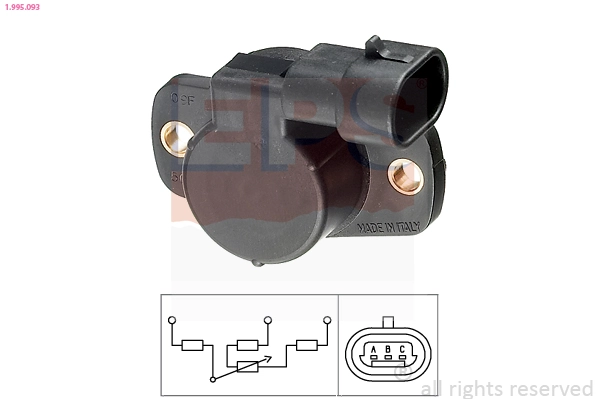Sensor, throttle position