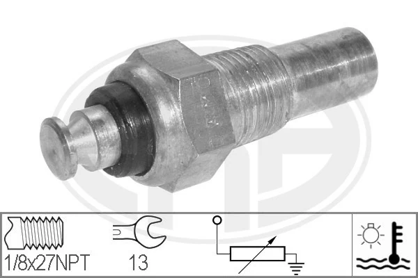 Sensor, coolant temperature