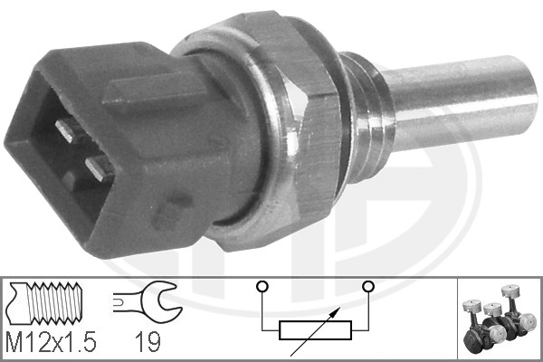 Sensor, coolant temperature