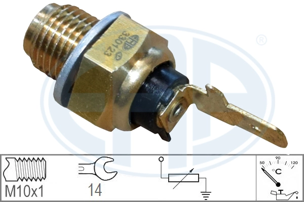 Sensor, oil temperature