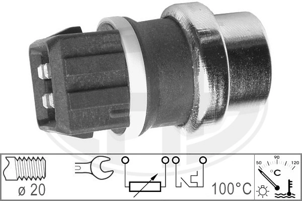 Sensor, coolant temperature