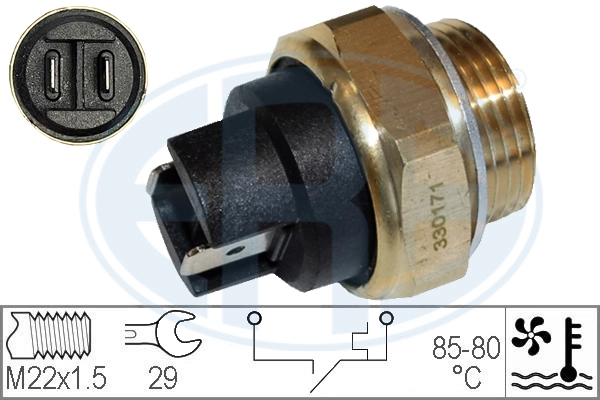 Temperature Switch, radiator fan