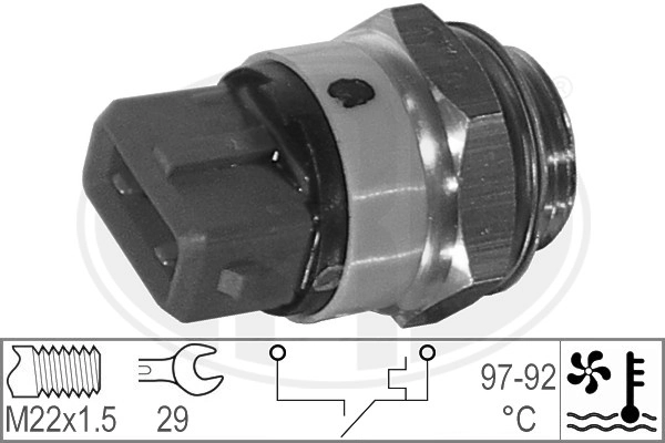 Temperature Switch, radiator fan