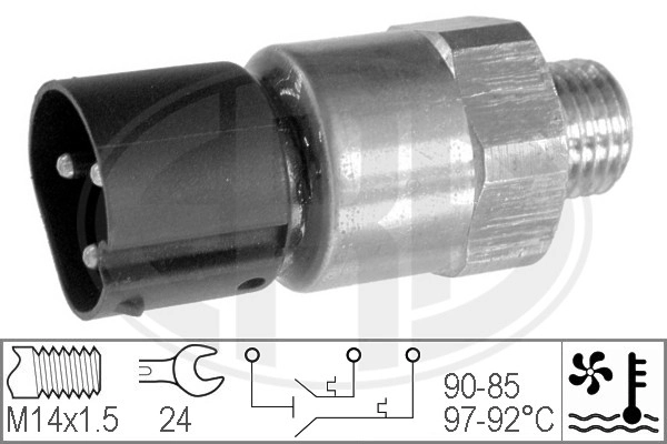 Temperature Switch, radiator fan