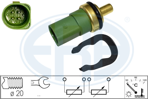 Sensor, coolant temperature