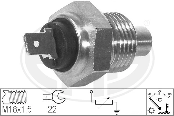 Sensor, coolant temperature
