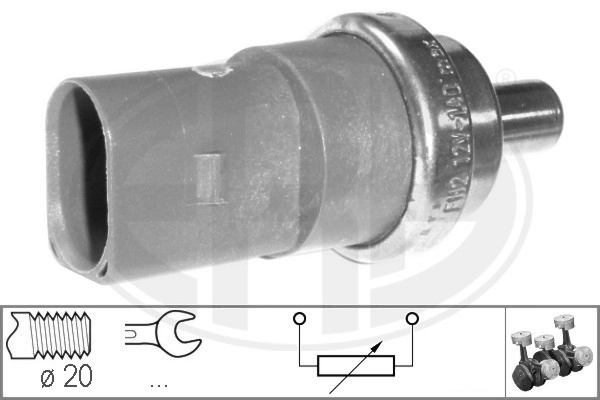 Sensor, coolant temperature