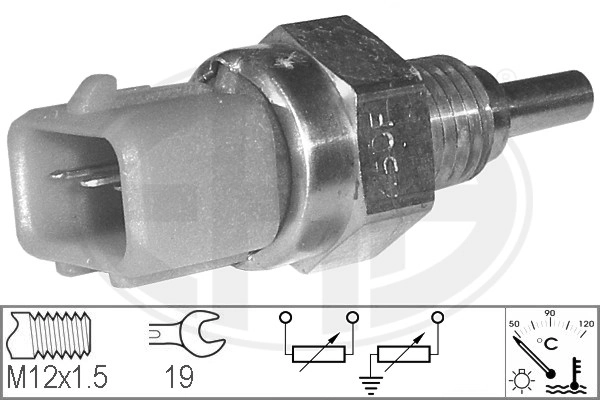 Sensor, coolant temperature