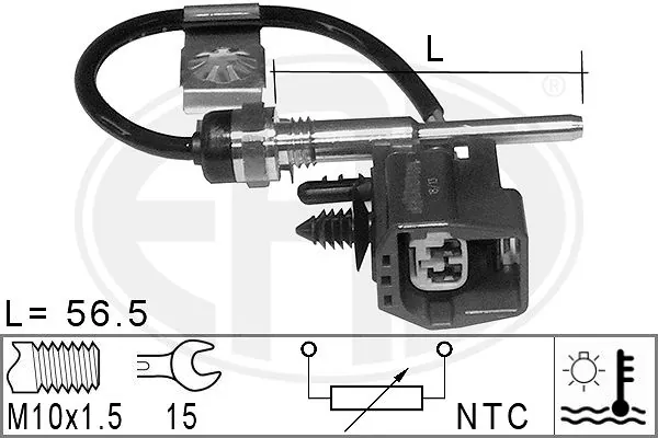 Sensor, coolant temperature