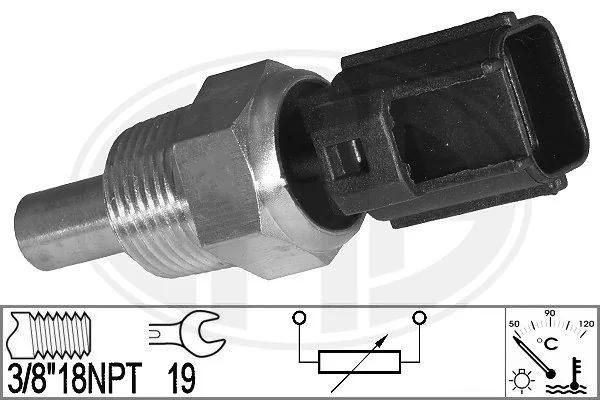 Sensor, coolant temperature