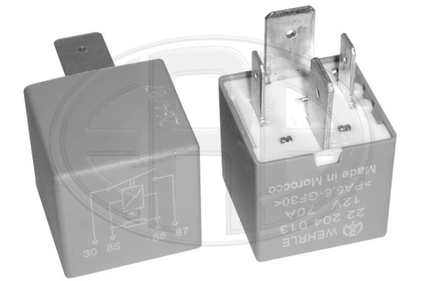 Relay, main current