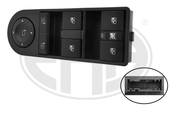 Switch, window regulator